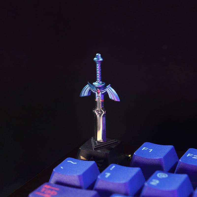Zelda Kingdom Tears Surrounding Link Master Sword Mechanical Keyboard Zinc Aluminum Metal Personalized Keycaps