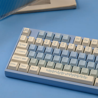 Snow Future Theme Mechanical Keyboard Keycaps PBT Thermal Sublimation Customized Original Factory Set Keycaps