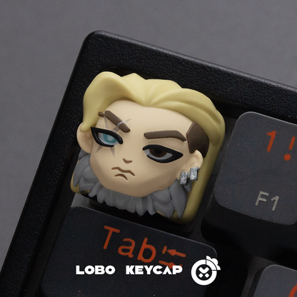 VALORANT keycaps Sage.Phoenix.Omen.Killjoy.artisankeycaps， Resin colored keycaps