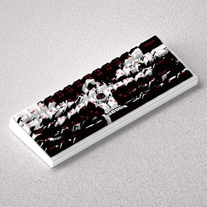One Piece, Ace Keycap anime Theme Hot Sublimation Original Height PBT Material Set Keycap