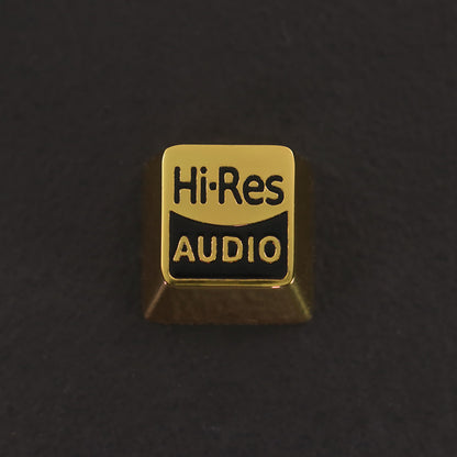 HIFI certified enamel gold-plated mechanical keyboard with zinc aluminum alloy personalized keycaps