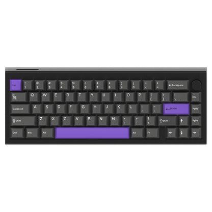 Black semi transparent, purple, keycap factory height secondary injection molding process compatible with mechanical keyboard 75/87/98/108