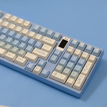 Snow Future Theme Mechanical Keyboard Keycaps PBT Thermal Sublimation Customized Original Factory Set Keycaps