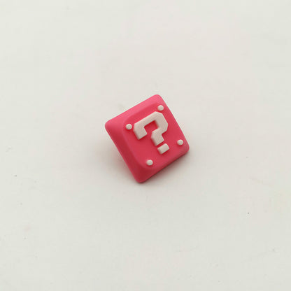 Mario question mark, adapted to the highly personalized keycaps of NuPhy Air switches. Decorative keycaps