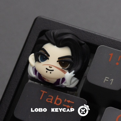 VALORANT keycaps Sage.Phoenix.Omen.Killjoy.artisankeycaps， Resin colored keycaps