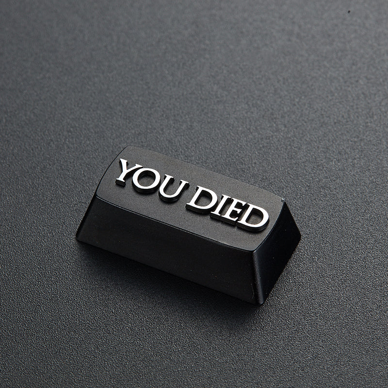YOUDIED Backspace Key, Metal Anode Personalized Keycap, Decorative Transparent Metal Keycap