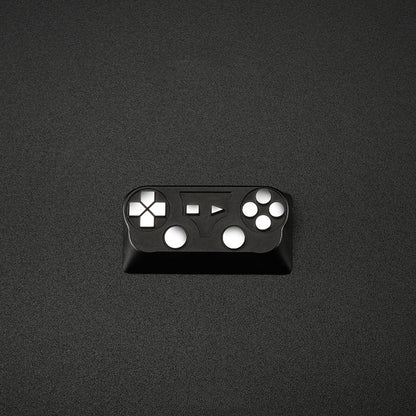 Game console controller, metal anode personalized keycaps, mechanical keyboard decorative metal keycaps