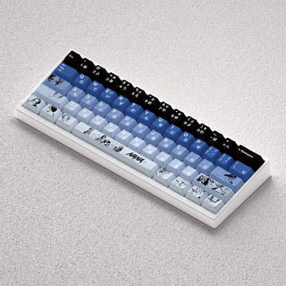 NANA keycap anime theme factory height PBT positive fitting 60 65 68