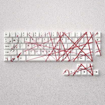 Yuzuriha Inori keycap anime theme factory height PBT positive fitting 60 65 68