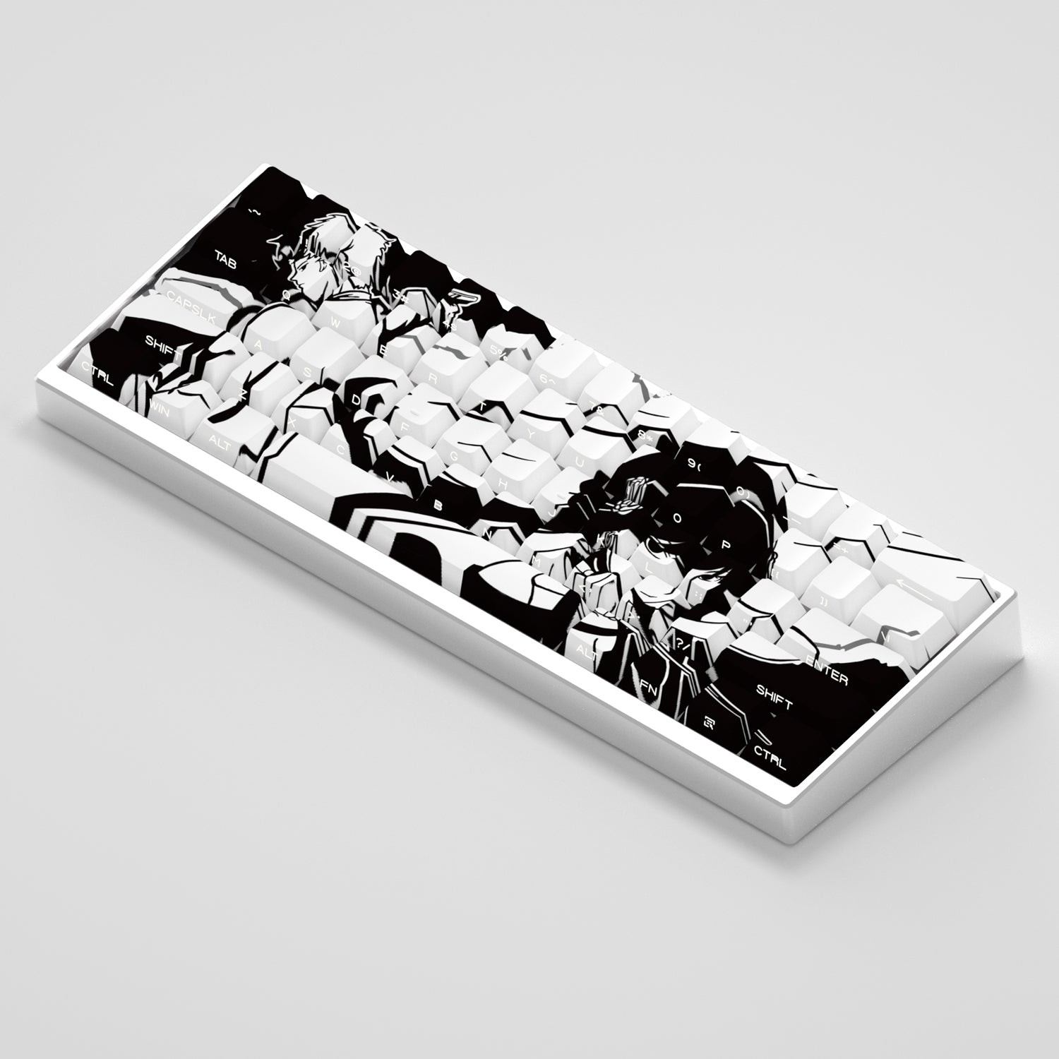SPY×FAMILY， Yor Forger， Side engraved translucent PBT material set keycaps, personalized cartoon keycaps