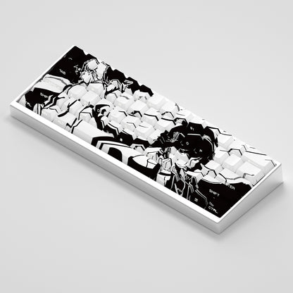 SPY×FAMILY， Yor Forger， Side engraved translucent PBT material set keycaps, personalized cartoon keycaps