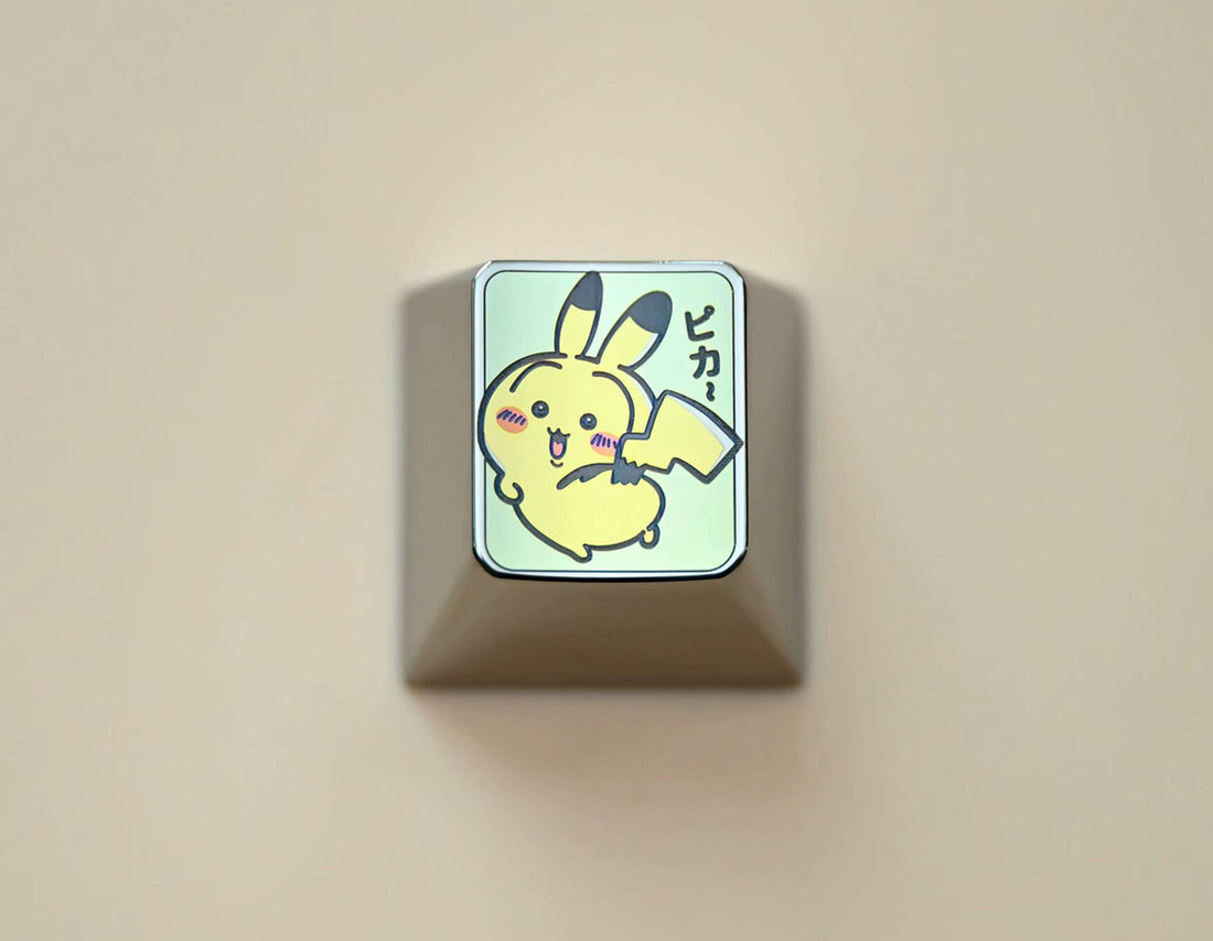 Chiikawa， Titanium alloy metal personalized keycaps, keyboard decorative keycaps
