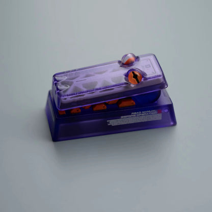 Mechanical style little crocodile.2U Backspace Key artisankeycaps， Mouth can be opened and closed, PBT material personalized keycaps, keyboard decorative keycaps