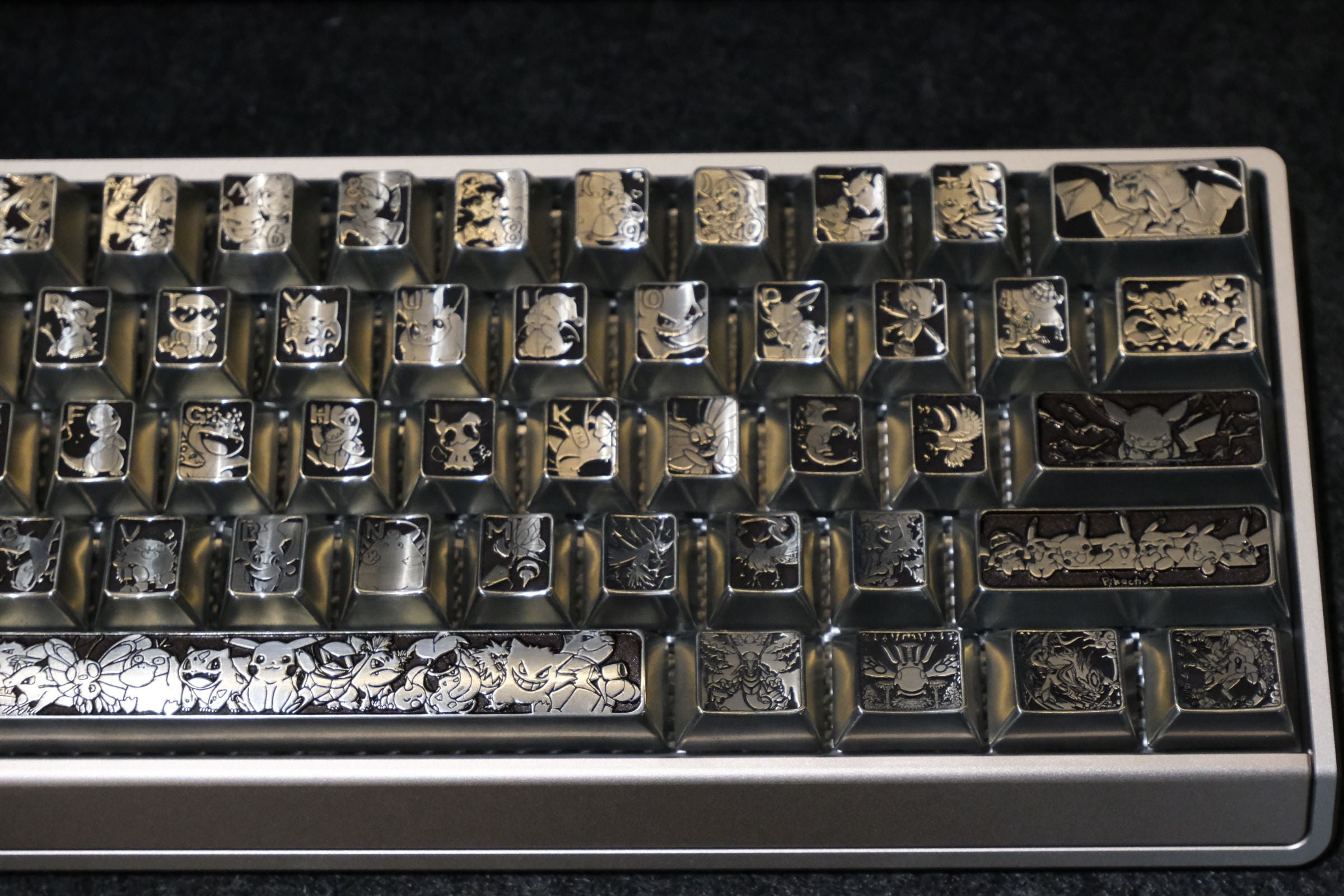 Pok é mon Theme, Metal Personalized Keycap Set Keycaps, Game Anime Theme Personalized Keycaps