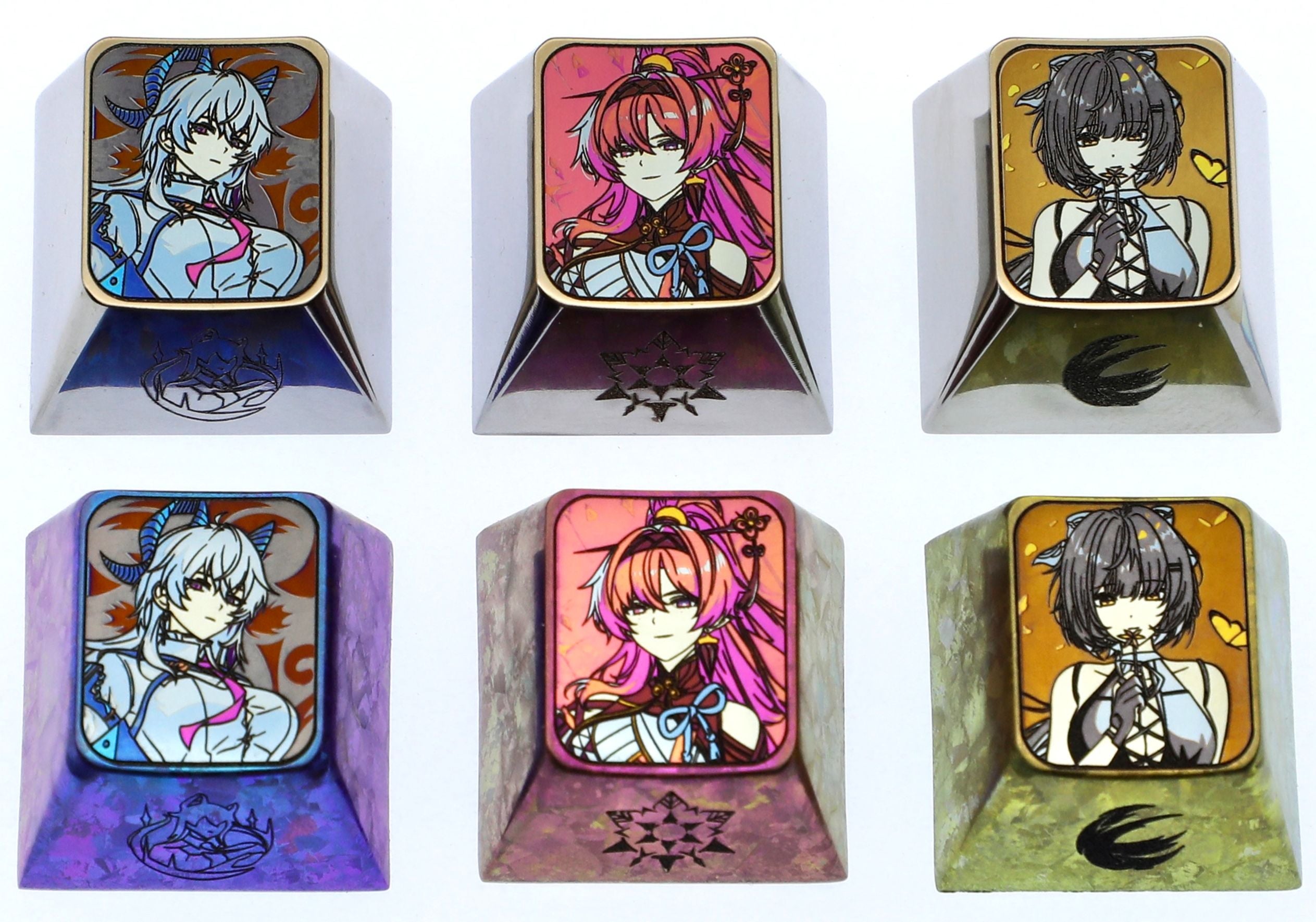 Wuthering Waves, 1U titanium alloy personalized keycaps, anime and gam ...