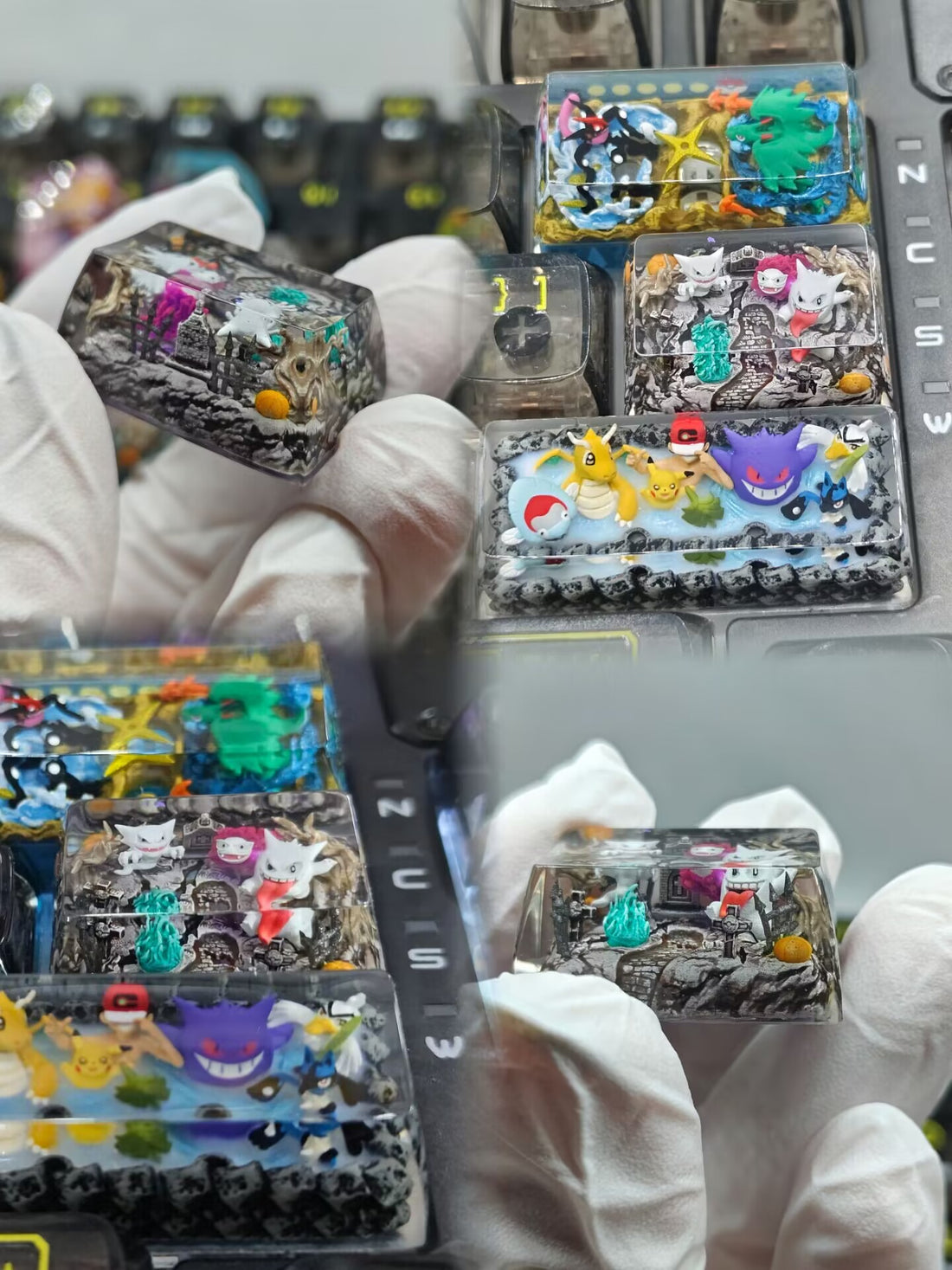 Resin personalized keycaps, Pok é mon, gengar，artisankeycaps
