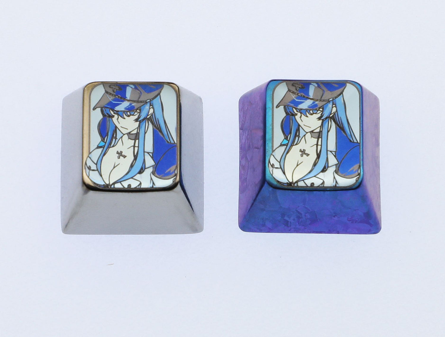 Esdese， Titanium alloy 1U personalized keycaps, metal decorative keycaps, keyboard customized keycaps