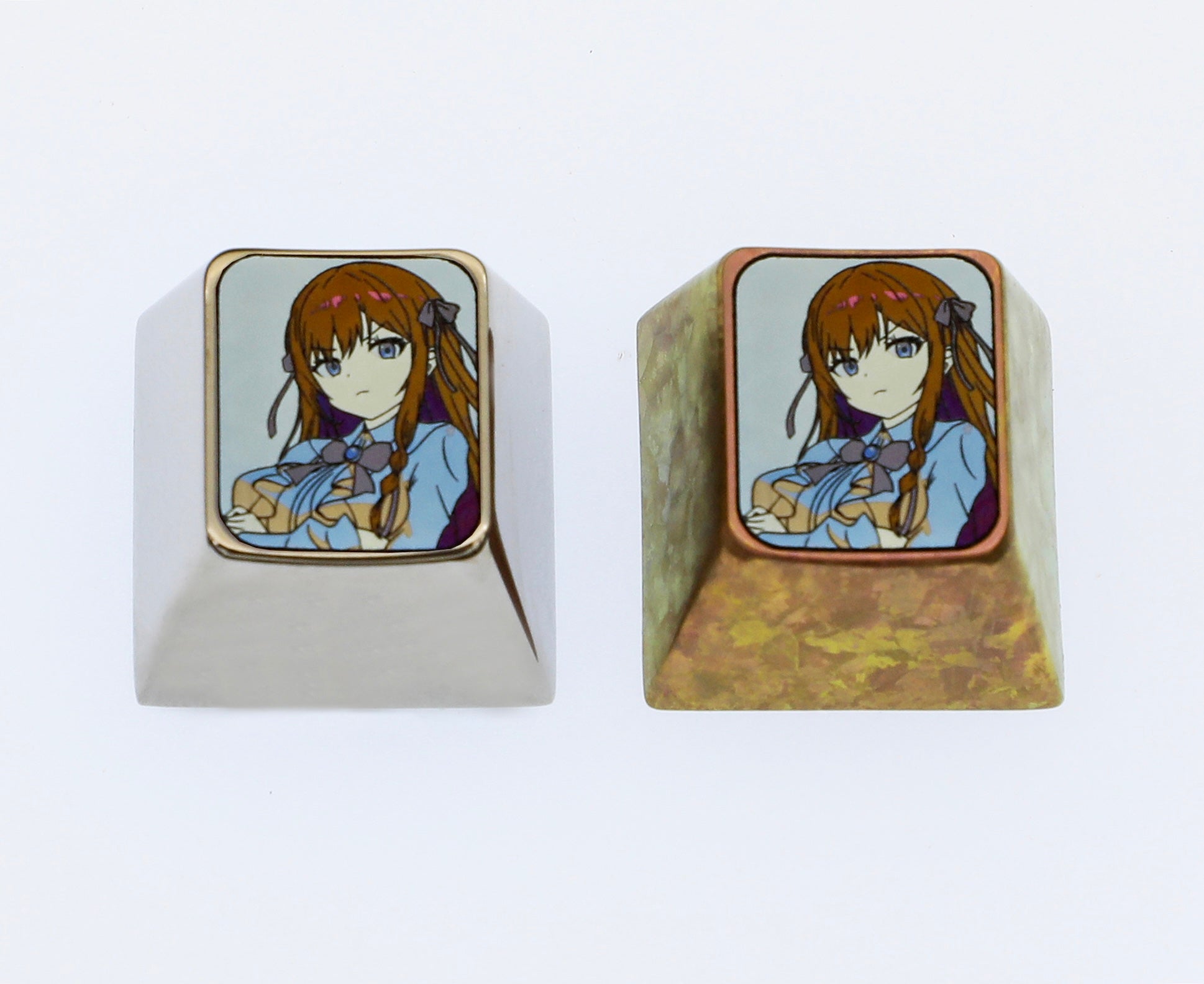 Alinity Key Cap Alina, 1U titanium alloy, personalized keycaps, metal keycaps for anim ...