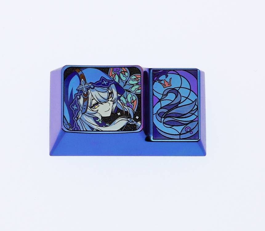 Black Swan， Step CAPS, Personalized Keycaps, Cartoon Decorative Keycaps, Metal Art Keycaps