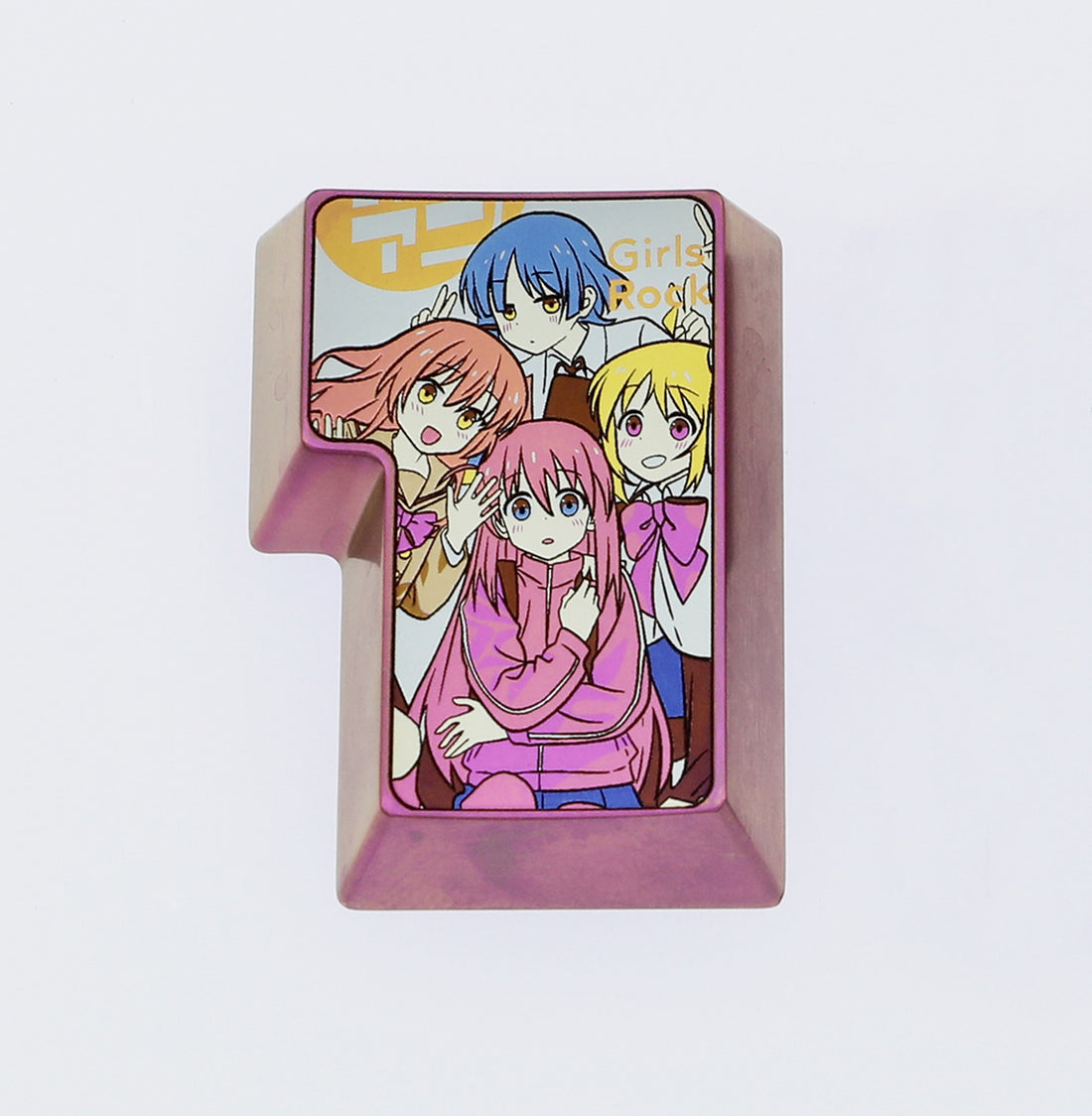 BOCCHI THE ROCK!, ISO return colored titanium alloy keycaps. Personalized keycaps, decorative keycaps.