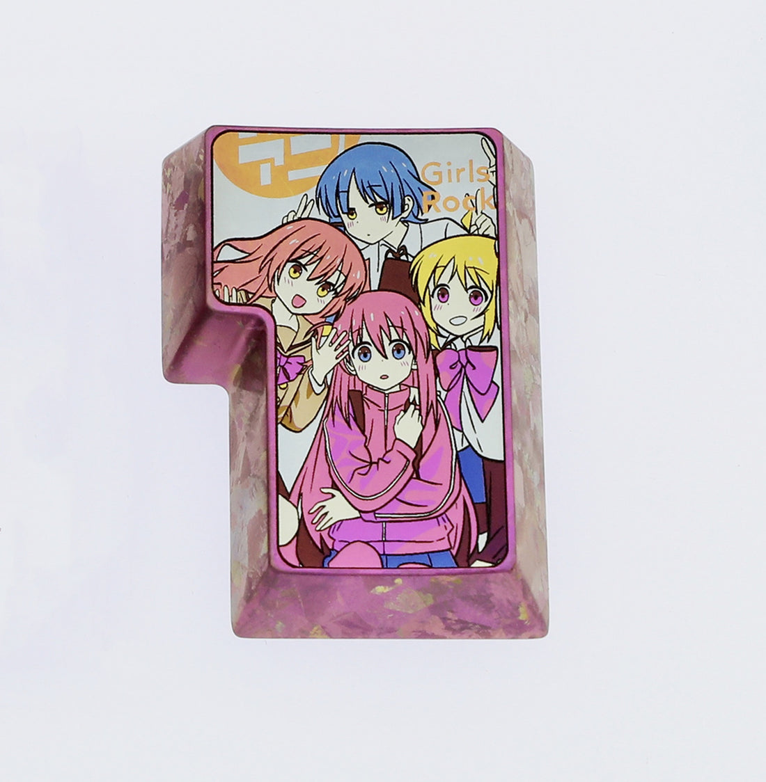 BOCCHI THE ROCK!, ISO return colored titanium alloy keycaps. Personalized keycaps, decorative keycaps.