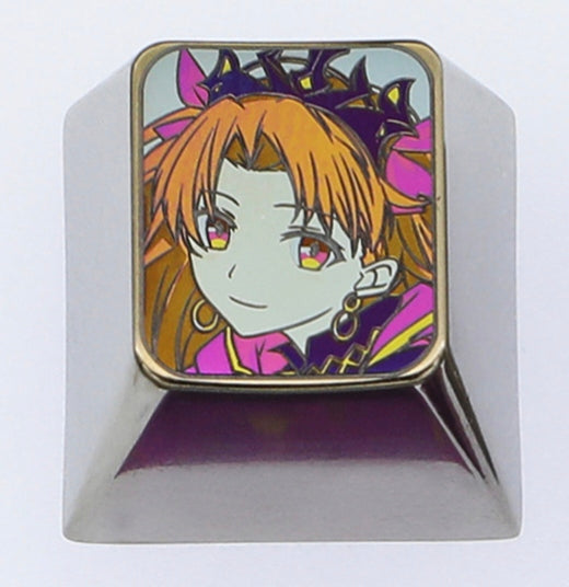 Ereshkigal， Titanium alloy color carved keycaps, personalized keycaps for mechanical keyboards.