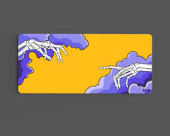 Skeleton Hand mouse pad