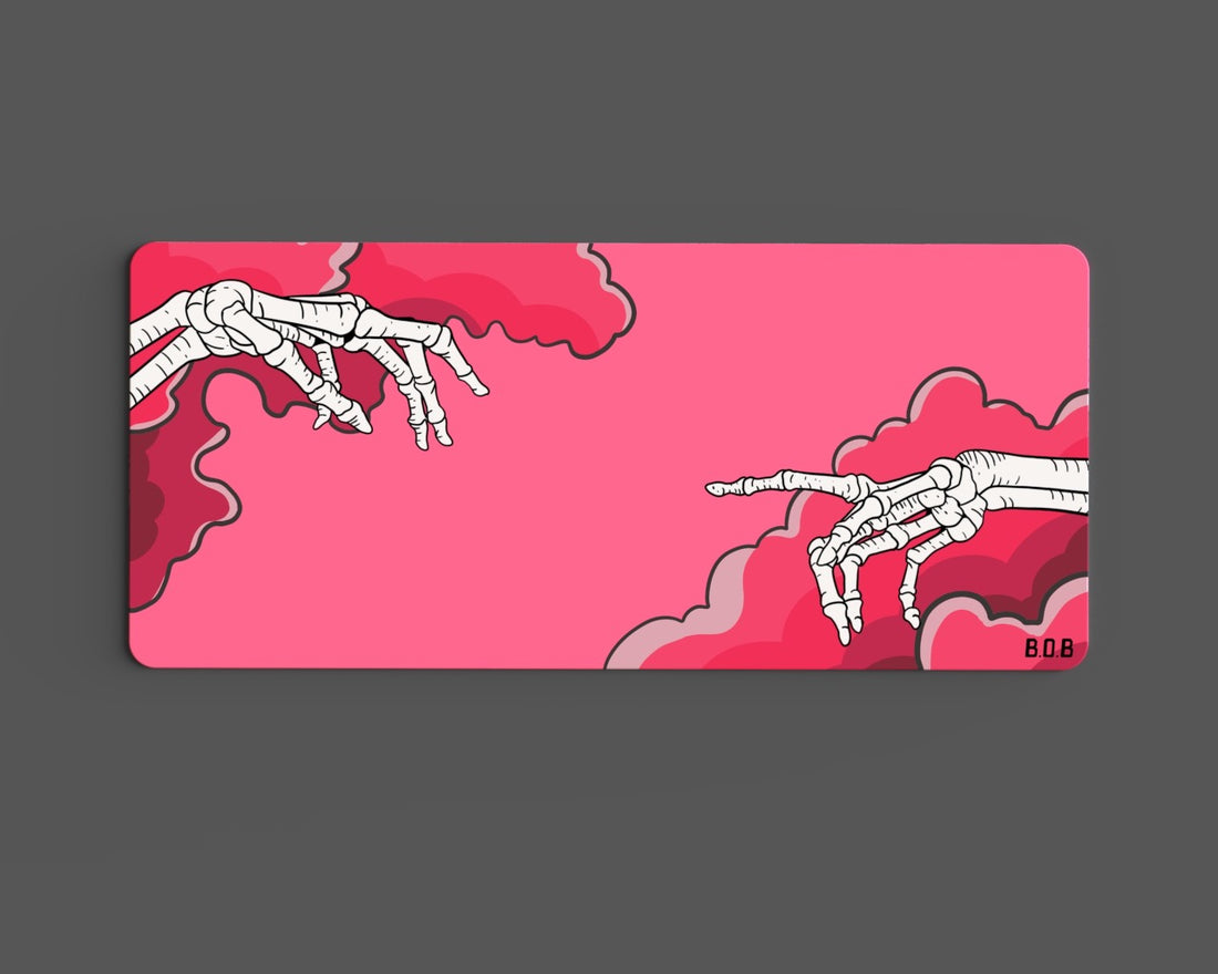 Skeleton Hand mouse pad
