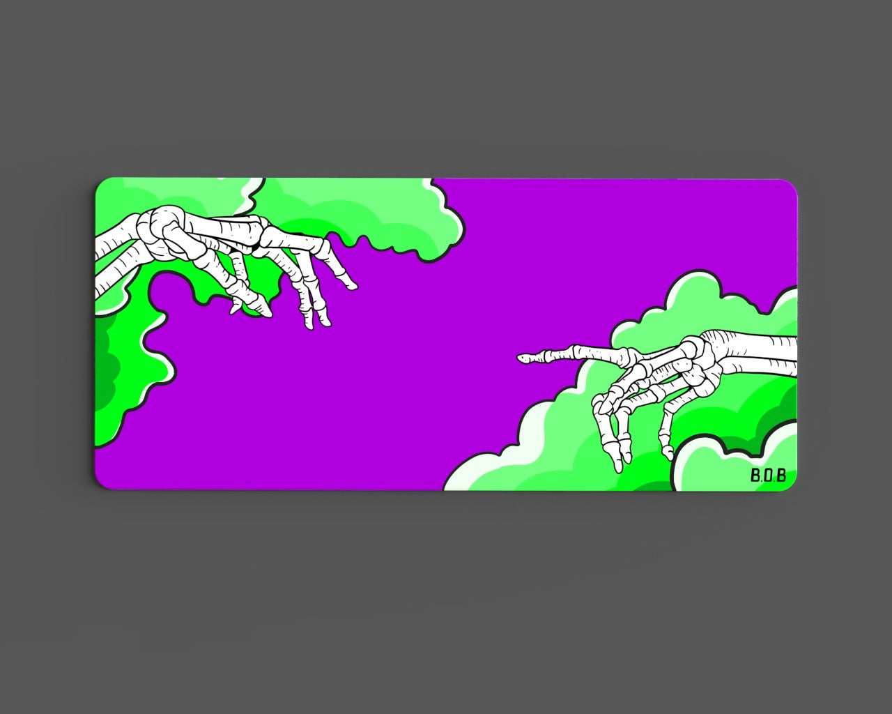 Skeleton Hand mouse pad
